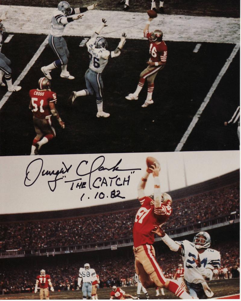 10 San Francisco 49ers Dwight Clark 8x10 Photo OfThe Catch Jan 1982 Photo Picture