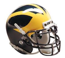 Michigan Wolverines 1976-Present Mini Helmet by Schutt | Sports
