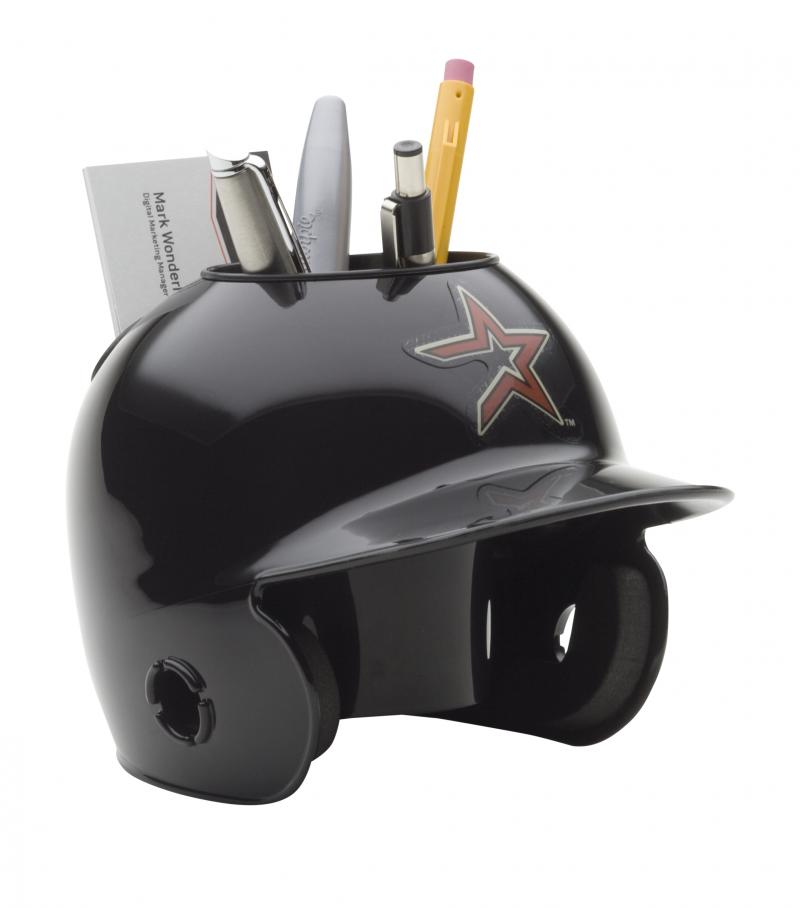 Houston Astros Mini Batting Helmet Desk Caddy Sports Memorabilia!