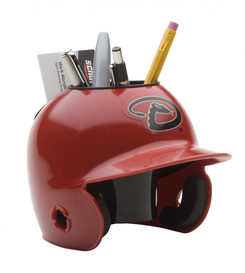 Arizona Diamondbacks Mini Batting Helmet Desk Caddy Sports Memorabilia!