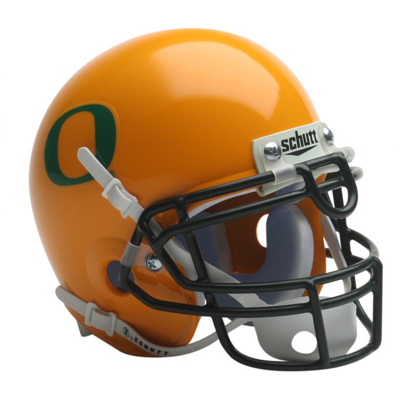 Oregon Ducks 1999Present Gold Mini Helmet by Schutt Sports Memorabilia!