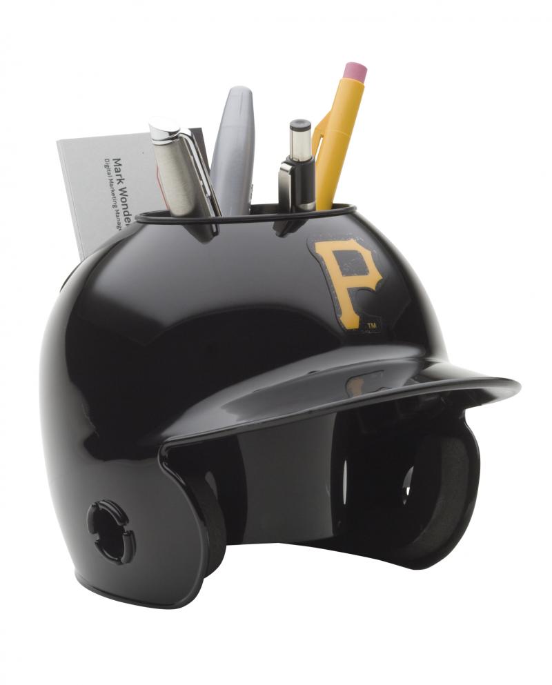 Pittsburgh Pirates Mini Batting Helmet Desk Caddy Sports Memorabilia!