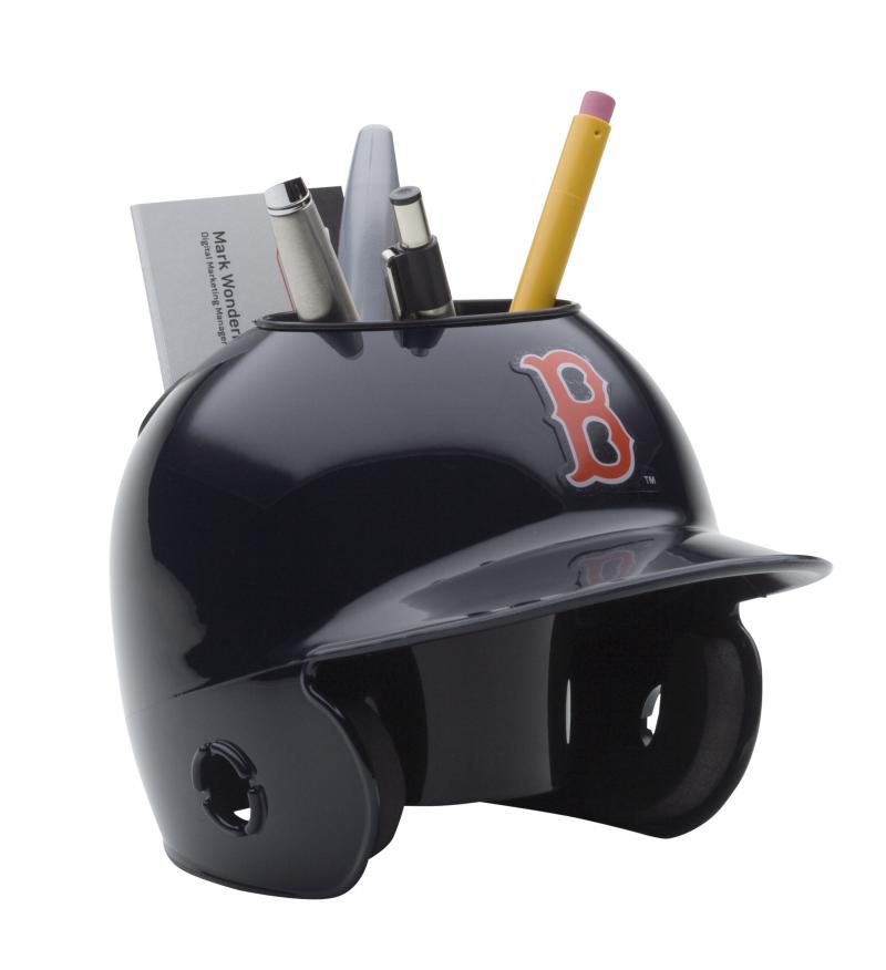 Boston Red Sox Mini Batting Helmet Desk Caddy Sports Memorabilia!