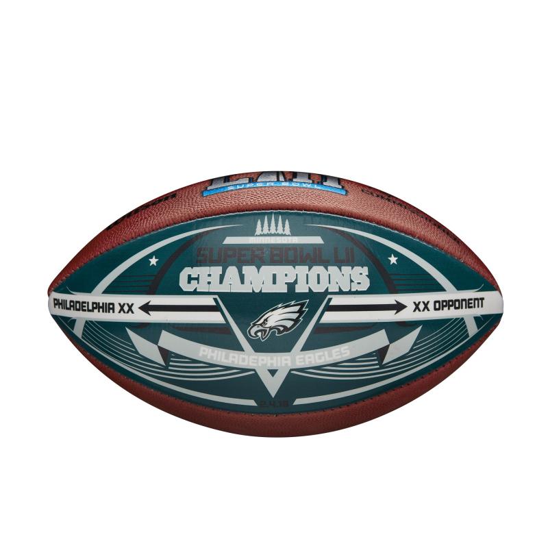 Eagles Super Bowl 52 Champions Commemorative Color Football Sports