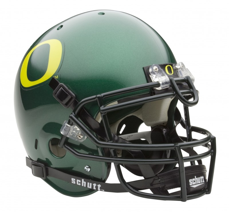 Oregon Ducks Full Size Authentic Green Helmet by Schutt Sports