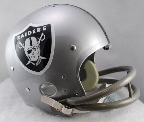 Oakland Raider Helmet 1964 TK - Login for SALE Price | Sports Memorabilia!