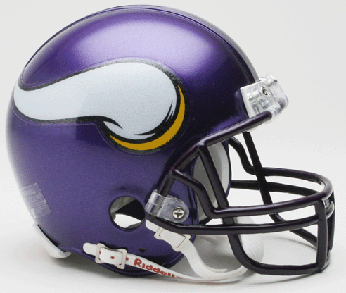Minnesota Vikings 2006-2012 Throwback Replica Mini Helmet - Login for SALE Price | Sports ...