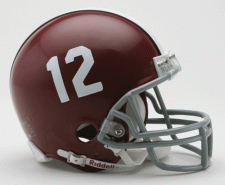 Alabama Crimson Tide Mini Helmet by Riddell (#12)