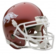 Arkansas Razorbacks Full Size Authentic Helmet by Schutt
