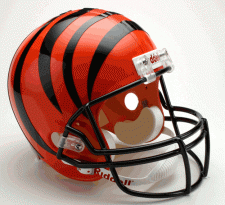Cincinnati Bengals Helmet 1981-Present Deluxe Replica Full Size by Riddell