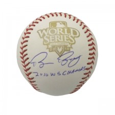 Bruce Bochy Autographed 2010 World Series Baseball signed "2010 WS Champs" Bruce Bochy Autographed 2010 World Series Baseball signed "2010 WS Champs"