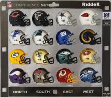16 Piece NFC Pocket Pro NFL Division Set by Riddell 16 Piece NFC Pocket Pro NFL Division Set by Riddell