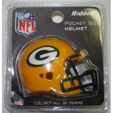 Green Bay Packers Revolution Pocket Pro Helmet by Riddell Image