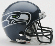 Seattle Seahawks 2002-Present Replica Mini Helmet by Riddell Image
