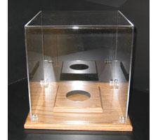 Basketball Laminated Oak Display Case Image