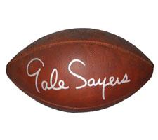 Gale Sayers Autographed Official Throwback Duke Game Model Football