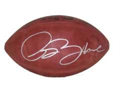 Isaac Bruce Autographed Official Tagliabue NFL Game Football Image