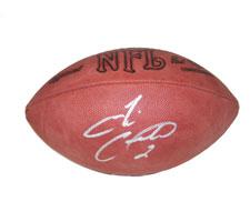 Tim Couch Autographed Official Tagliabue NFL Game Football Image