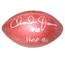 Charlie Joiner Autographed Rozelle NFL Game Football signed "HOF '96" Image