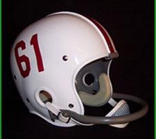 Alabama Crimson Tide 1957-71 (61 Nt'l Champs Wht) College Throwback Full Size Helmet by Helmet Hut Image