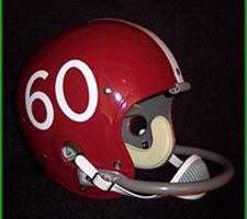 Alabama Crimson Tide 1961 (61 National Champions Crimson color) College Throwback Full Size Helmet by Helmet Hut Image