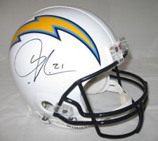 LaDainian Tomlinson San Diego Chargers 2007-Present Deluxe Replica Full Size Helmet by Riddell Image