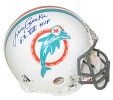 Larry Csonka Autographed Helmet Miami Dolphins Throwback Pro Line by Riddell