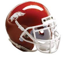 Arkansas Razorbacks Replica Full Size Helmet by Schutt Image