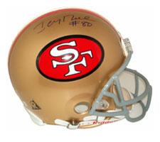 Jerry Rice Autographed Helmet
