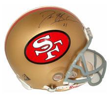 Deion Sanders Autographed Helmet San Francisco 49ers Throwback Pro Line by Ridde