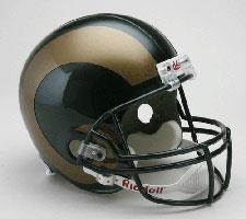 Colorado State Rams College Deluxe Replica Full Size Helmet by Riddell Image