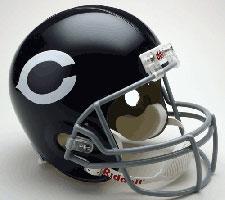 Chicago Bears Helmet 1962-73 Throwback Deluxe Replica Full Size by Riddell