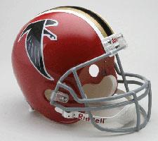 Atlanta Falcons Helmet 1966-69 Throwback Deluxe Replica Full Size by Riddell