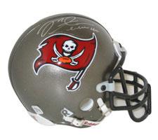 Mike Alstott Autographed Tampa Bay Buccaneers Authentic Mini Helmet by Riddell Image