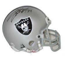 Charles Woodson Autographed Oakland Raiders Authentic Mini Helmet by Riddell Image