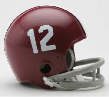 Alabama Crimson Tide 1964-65 Throwback 2-bar Replica Mini by Helmet by Riddell Image