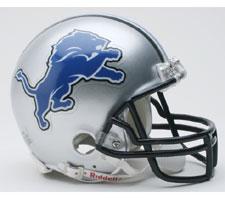 Detroit Lions Helmet Mini 2009-Present by Riddell