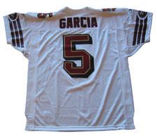 Jeff Garcia Authentic San Francisco 49ers Jersey by Reebok, White, size 50 Image