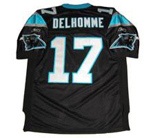 Jake Delhomme Carolina Panthers Jersey by Reebok, Black, size 48, #17 Image