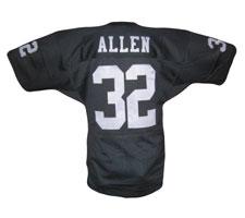 Marcus Allen Authentic Oakland Raiders Old Style Jersey Black size size 48 Image