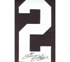 Ricky Watters Autographed White #2 for the Philadelphia Eagles or San Francisco 49ers old style Jersey Image