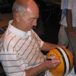 Bart Starr signing for National Sports Distributors