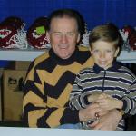 Len Dawson with NSD owner's son Tyler Hemphill