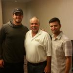 Raiders Derek Carr, NSD Rob Hemphill, NSD Tyler Hemphill at our private signing