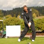 Dwight Clark Golfing for 49er Faithful Portland, OR Chapter