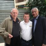 NSD Representative Justin Hemphill with 49ers John Brodie and Gene Washington