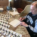 Raiders Jim Otto autographing for NSD