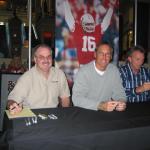 NSD President Rob Hemphill with Dwight Clark and Joe Montana iin Las Vegas