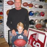 Joe Montana makes everyone feel special at National Sports Distributors