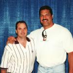 Rob Hemphill with Cowboys Mark Tuinei